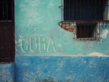 Blue Green Wall with Cuba Sign Balint Foldesi Flickr
