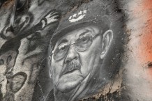 Raul Castro Wall Portrait Thierry Ehrmann Flickr