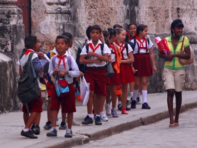 School Children Havana Street